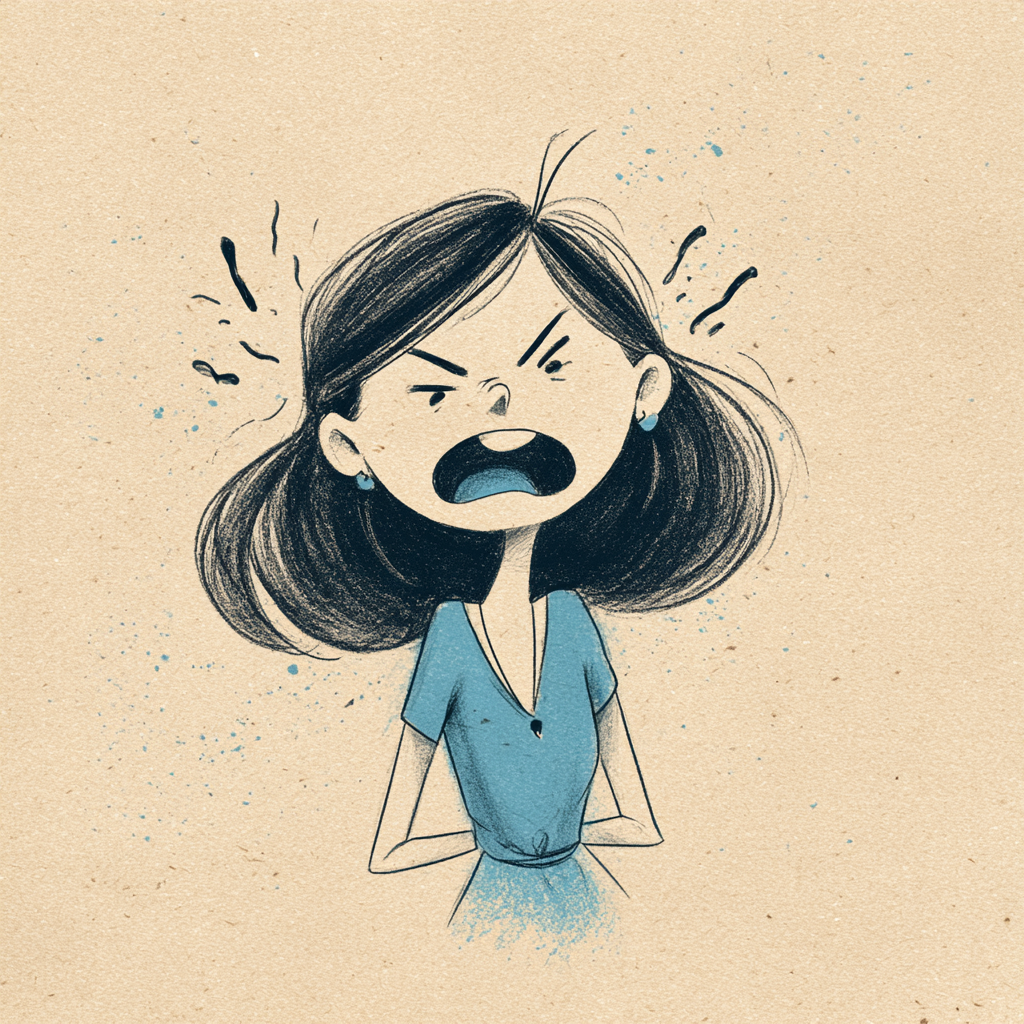 Mother feeling overwhelmed sitting quietly while child plays in background, representing mum guilt and emotional overwhelm