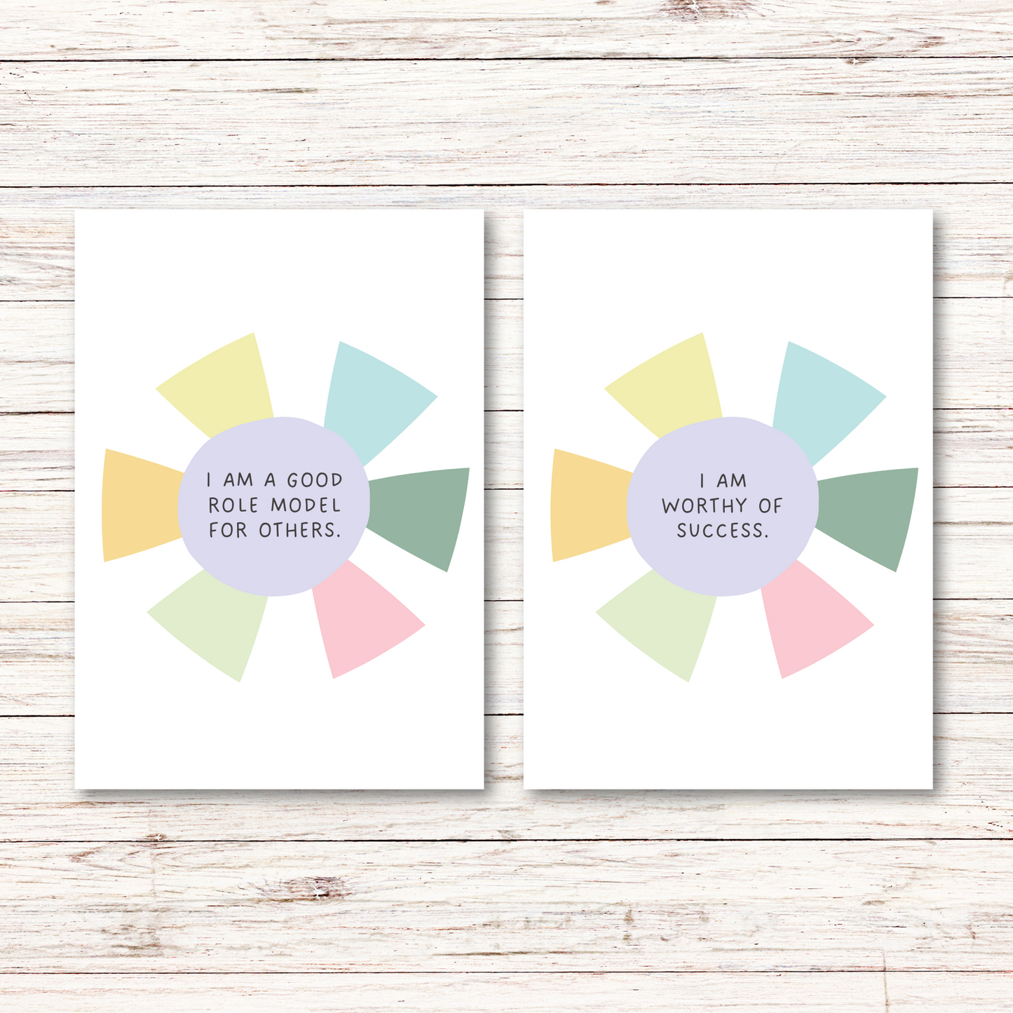 Affirmation Cards for Tweens & Teens — 50 Cards to Build Confidence & Calm